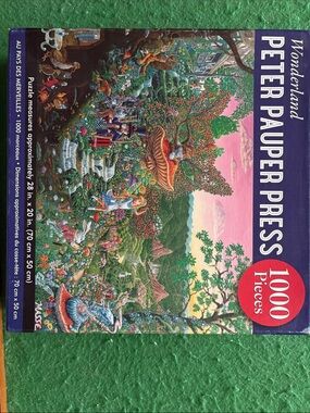 Peter Pauper Press Wonderland 1000-Piece Jigsaw Puzzle - Multicolor